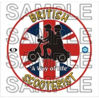 British Scooterists (Limited Edition) Patch